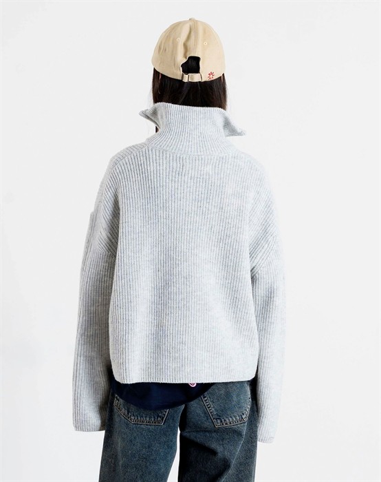 WBFang Half Zip Strik - Light Grey